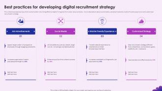 Enhancing Recruitment Process Through Information Best Practices For Developing Digital Recruitment Strategy