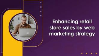 Enhancing Retail Store Sales By Web Marketing Strategy Powerpoint Presentation Slides