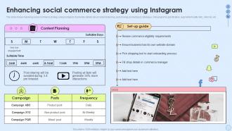 Enhancing Social Commerce Strategy Using Instagram Building Marketing Strategies For Multiple Social