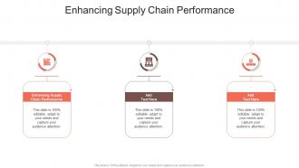 Enhancing Supply Chain Performance In Powerpoint And Google Slides Cpb