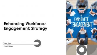 Enhancing Workforce Engagement Strategy PPT Mockup AT