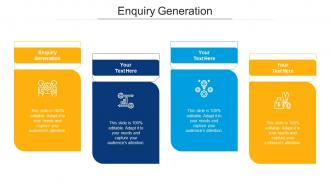 Enquiry generation ppt powerpoint presentation model slide download cpb