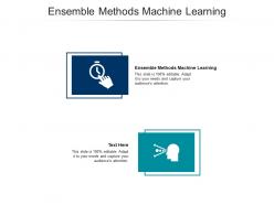 Ensemble methods machine learning ppt powerpoint presentation model display cpb