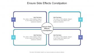 Ensure Side Effects Constipation In Powerpoint And Google Slides Cpb