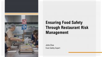 Ensuring Food Safety Through Restaurant Risk Management PPT Structure AT