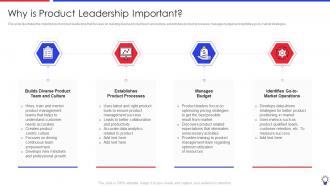 Ensuring Leadership Product Innovation Processes Why Is Product Leadership Important