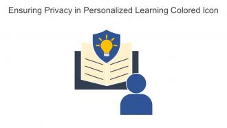 Ensuring Privacy In Personalized Learning Colored Icon In Powerpoint Pptx Png And Editable Eps Format