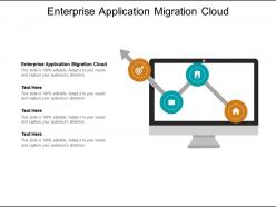Enterprise application migration cloud ppt powerpoint layouts deck cpb
