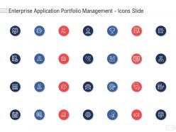 Enterprise application portfolio management - icons slide ppt professional