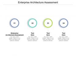 Enterprise architecture assessment ppt powerpoint presentation model visuals cpb