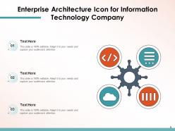 Enterprise Architecture Icon Business Proactive Governance Technology Information