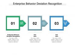 Enterprise behavior deviation recognition ppt powerpoint presentation show demonstration cpb