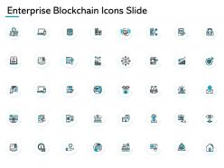 Enterprise blockchain icons slide threat growth ppt powerpoint presentation professional sample