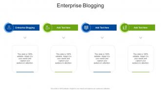 Enterprise Blogging In Powerpoint And Google Slides Cpb