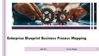 Enterprise Blueprint Business Process Mapping PPT Summary AT