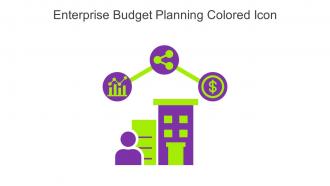 Enterprise Budget Planning Colored Icon In Powerpoint Pptx Png And Editable Eps Format