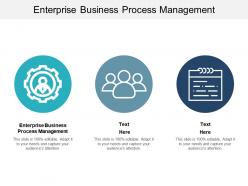 Enterprise business process management ppt powerpoint presentation portfolio cpb
