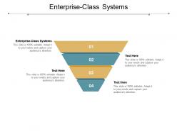 Enterprise class systems ppt powerpoint presentation gallery rules cpb