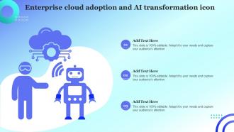 Enterprise Cloud Adoption And AI Transformation Icon