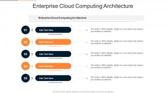 Enterprise Cloud Computing Architecture In Powerpoint And Google Slides Cpb