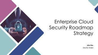 Enterprise Cloud Security Roadmap Strategy PPT Sample AT
