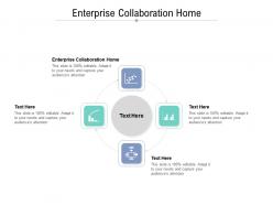 Enterprise collaboration home ppt powerpoint presentation model clipart images cpb