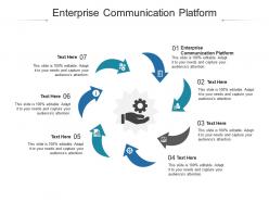 Enterprise communication platform ppt powerpoint presentation ideas background cpb
