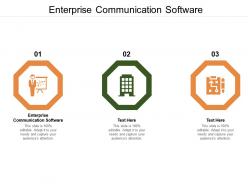 Enterprise communication software ppt powerpoint infographics graphics cpb