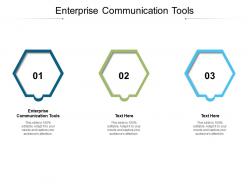 Enterprise communication tools ppt inspiration backgrounds cpb