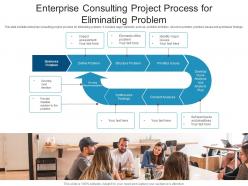 Enterprise consulting project process for eliminating problem