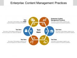 Enterprise content management practices ppt powerpoint presentation model inspiration cpb