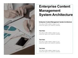 Enterprise content management system architecture ppt powerpoint presentation summary graphics cpb