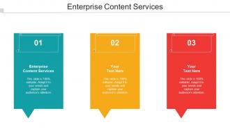 Enterprise Content Services Ppt Powerpoint Presentation Styles Information Cpb