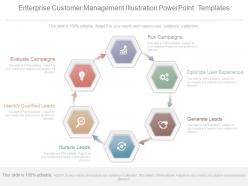 Enterprise customer management illustration powerpoint templates
