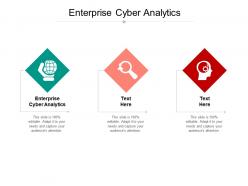 Enterprise cyber analytics ppt powerpoint presentation portfolio deck cpb