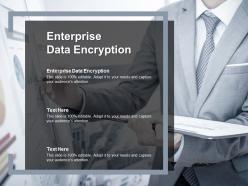 Enterprise data encryption ppt powerpoint presentation slides mockup cpb