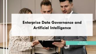 Enterprise Data Governance And Artificial Intelligence PPT Designs ACP