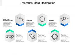 Enterprise data restoration ppt powerpoint presentation inspiration objects cpb