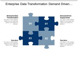 Enterprise data transformation demand driven supply chain e commerce transactions cpb