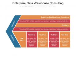 Enterprise data warehouse consulting ppt powerpoint presentation outline graphics cpb
