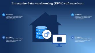 Enterprise Data Warehousing Edw Software Icon