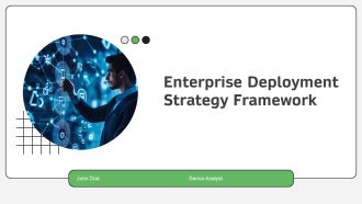 Enterprise Deployment Strategy Framework PPT Template AT