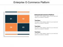 Enterprise e commerce platform ppt powerpoint presentation gallery graphics cpb