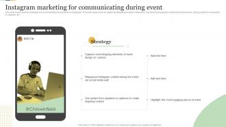 Enterprise Event Communication Guide Instagram Marketing For Communicating During Event