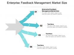 Enterprise feedback management market size ppt powerpoint presentation gallery layout cpb
