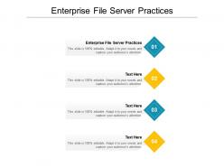 Enterprise file server practices ppt powerpoint presentation ideas example topics cpb