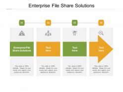 Enterprise file share solutions ppt powerpoint presentation portfolio maker cpb