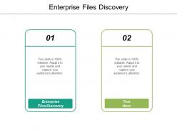 Enterprise files discovery ppt powerpoint presentation icon cpb