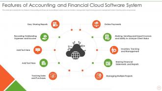 Enterprise Financials Software Features PowerPoint PPT Template Bundles