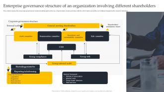 Enterprise Governance Structure Of An Organization Involving Different Shareholders
